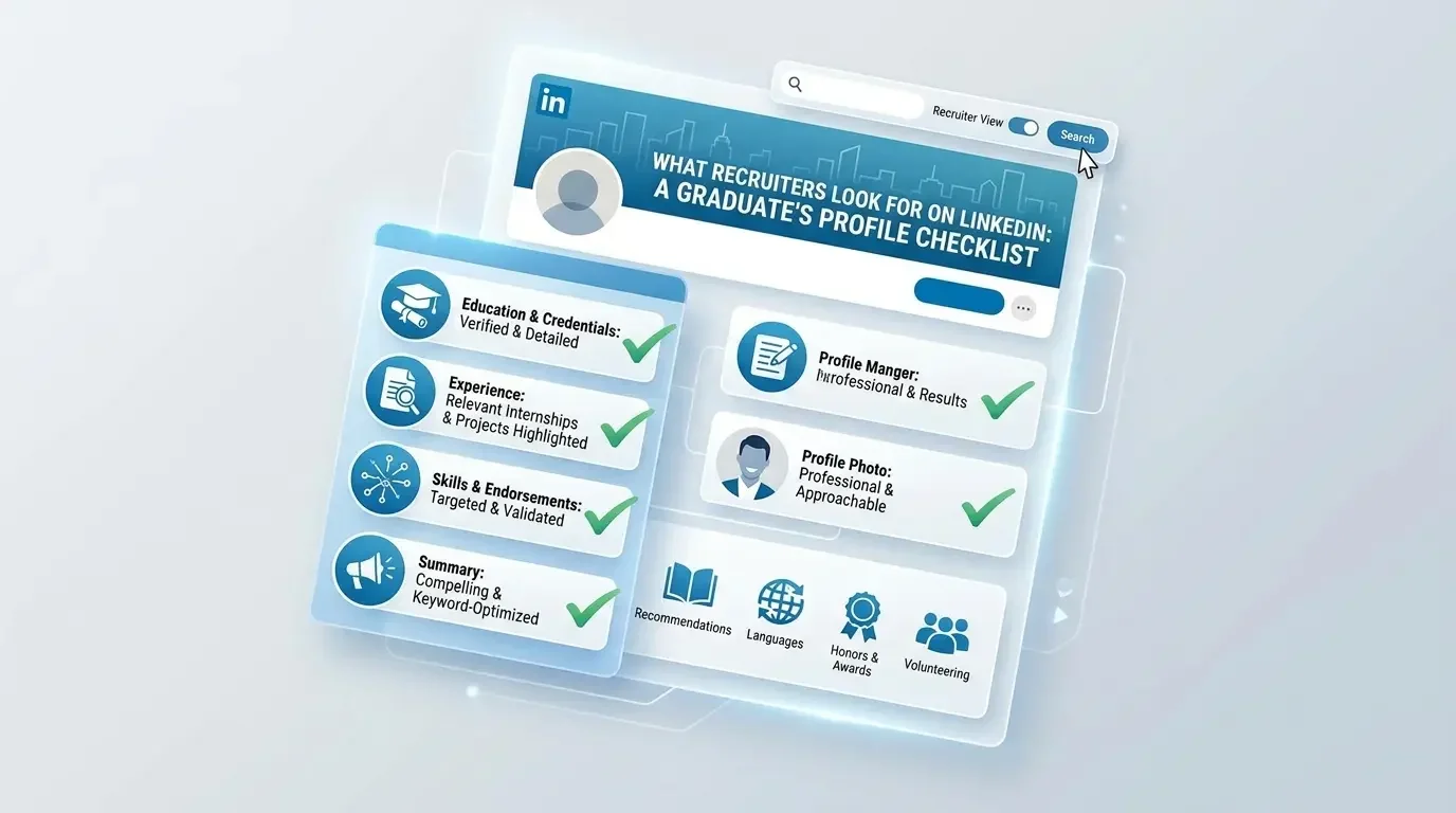 What Recruiters Look for on LinkedIn: A Graduate's Profile Checklist