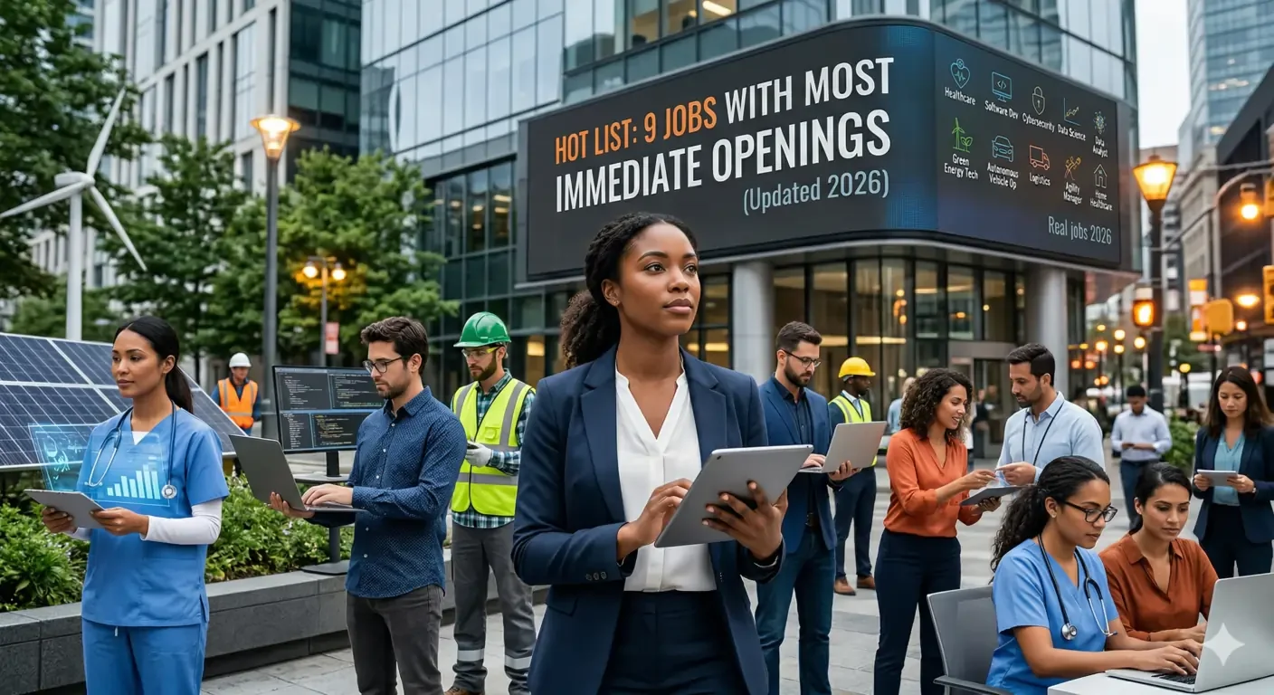 Hot List: 9 Jobs with Most Immediate Openings (Updated 2026)