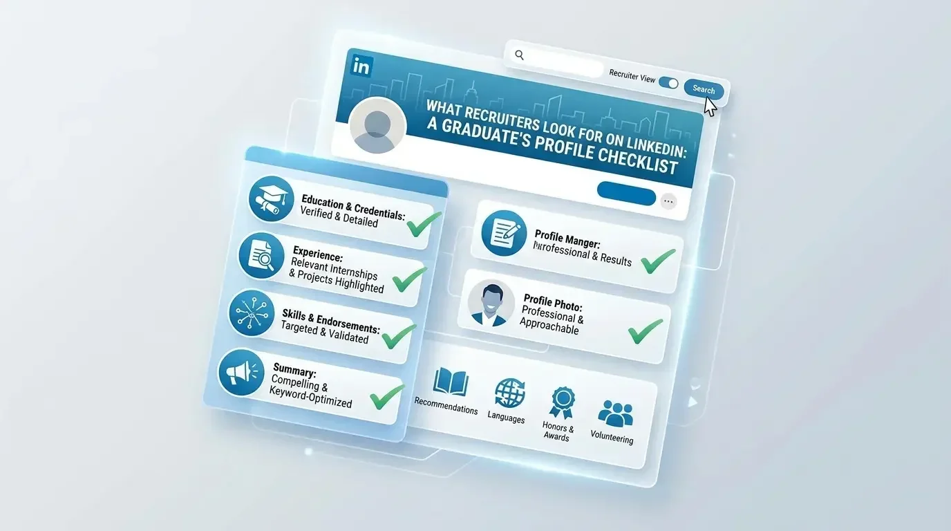 What Recruiters Look for on LinkedIn: A Graduate's Profile Checklist