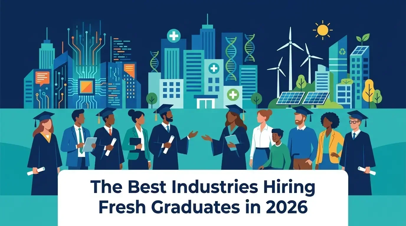 The Best Industries Hiring Fresh Graduates in 2026